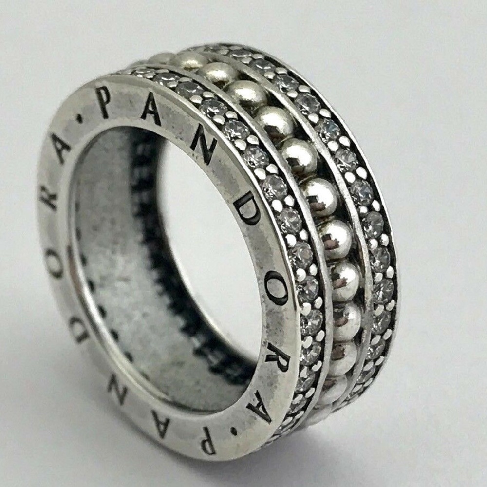 Forever PANDORA Ring, Clear CZ Sz 5